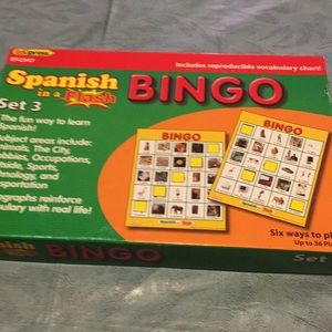 Bingo Spanish in a flash SET 3 RARE
Bingo Game Fun To Learn Spanish NEW OpenBox